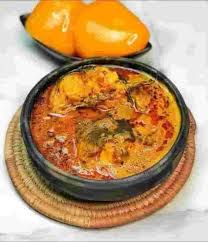 Banga soup, swallow with Turkey 